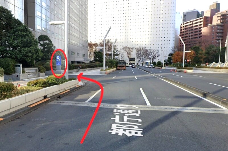 ハウステック 新宿ショールーム Lafisteまでの車の経路