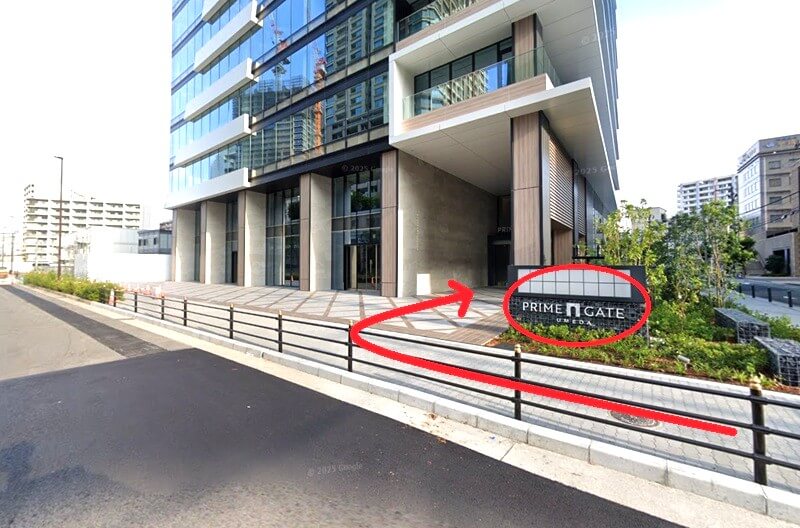 ハウステック 大阪ショールーム Lafisteまでの徒歩経路