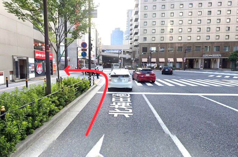 ハウステック 大阪ショールーム Lafisteまでの車の経路