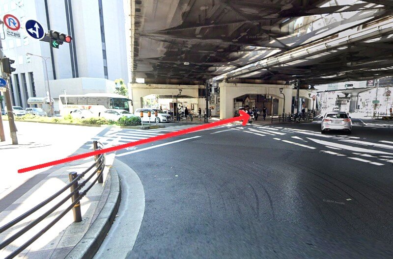 ハウステック 大阪ショールーム Lafisteまでの徒歩経路