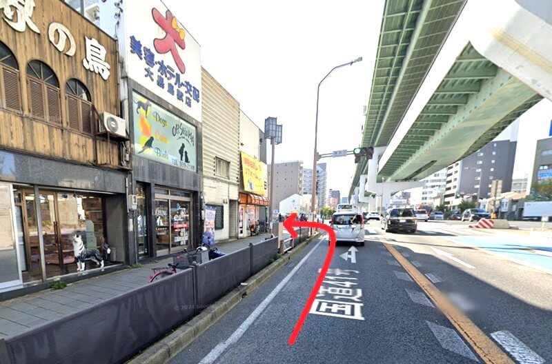 ハウステック 名古屋ショールーム Lafisteまでの車の経路