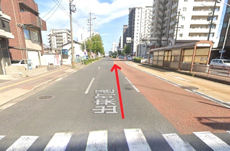 ハウステック 名古屋ショールーム Lafisteまでの車の経路