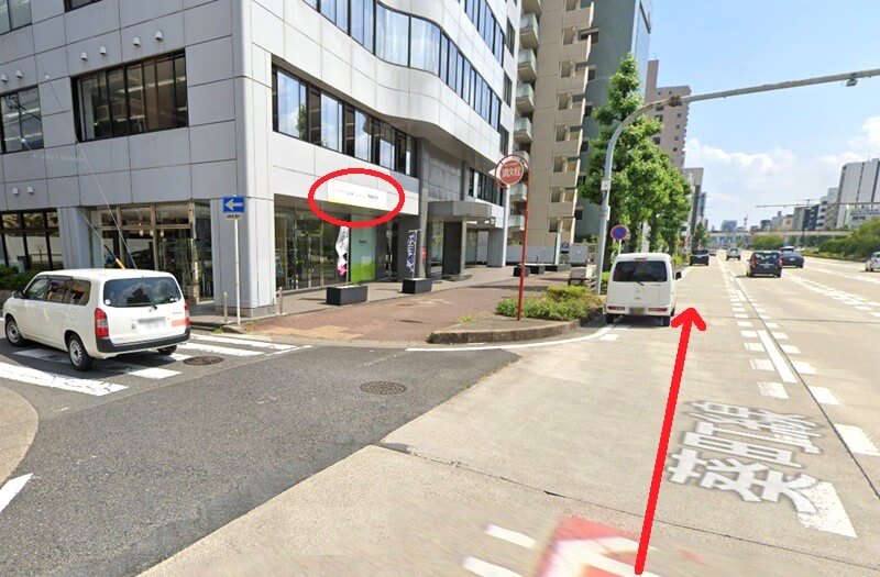 ハウステック 名古屋ショールーム Lafisteまでの車の経路