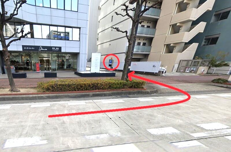 ハウステック 名古屋ショールーム Lafisteまでの車の経路