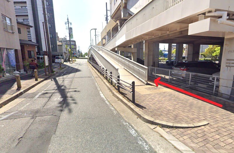 ハウステック 名古屋ショールーム Lafisteまでの徒歩経路