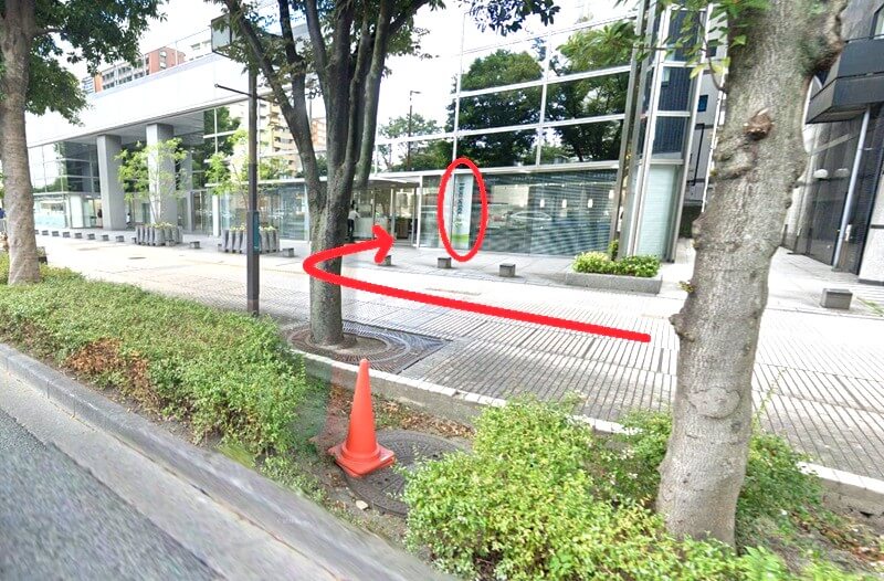 ハウステック 博多ショールーム Lafisteまでの徒歩経路