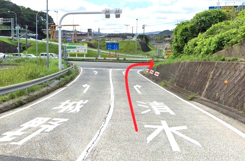 ハウステック 小倉ショールームまでの車の経路