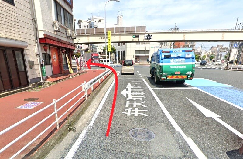 ハウステック 小倉ショールームまでの車の経路