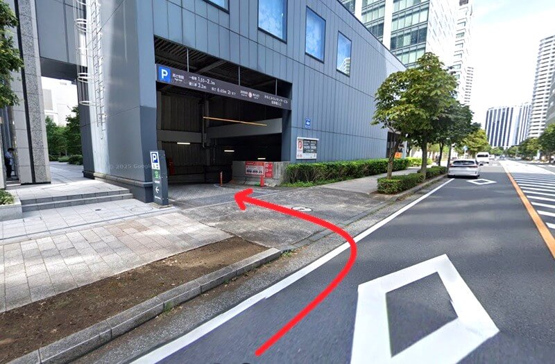 ハウステック 横浜 Lafisteまでの車の経路