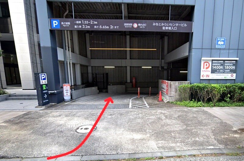 ハウステック 横浜 Lafisteまでの車の経路