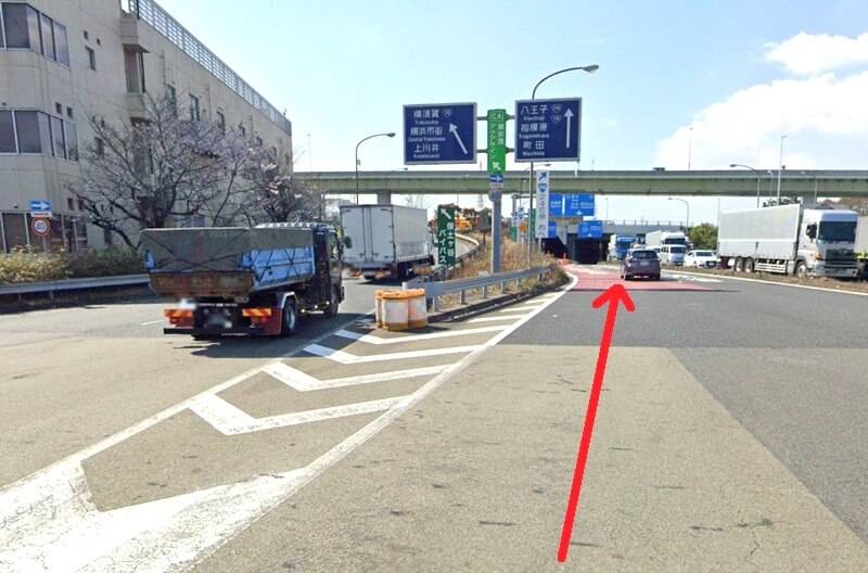 ハウステック 相模原ショールームまでの車の経路