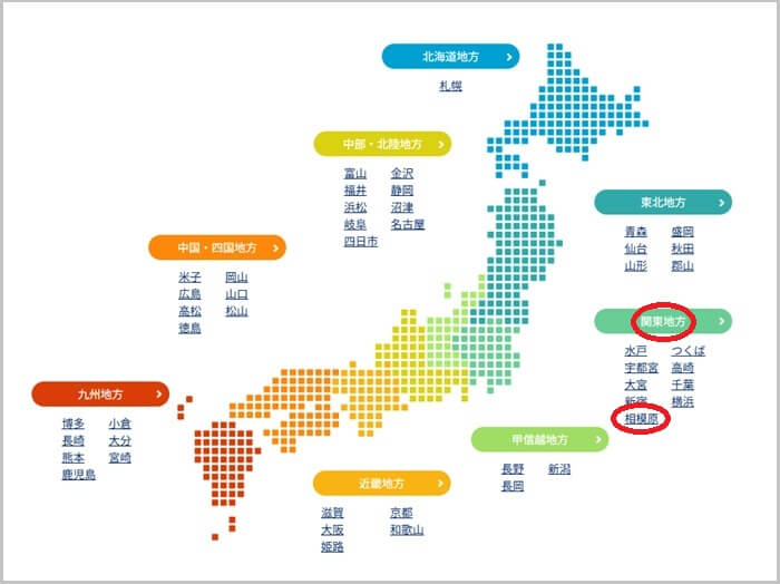 ショールームの予約の流れ