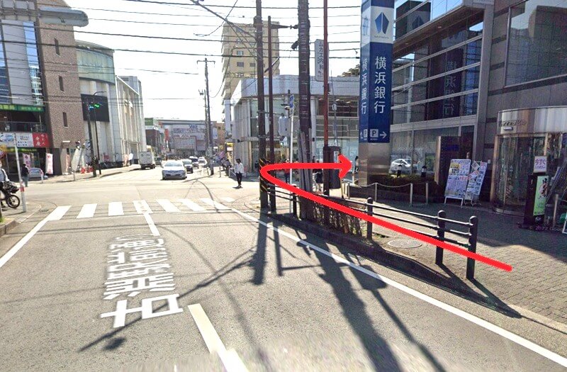 ハウステック 相模原ショールームまでの徒歩経路