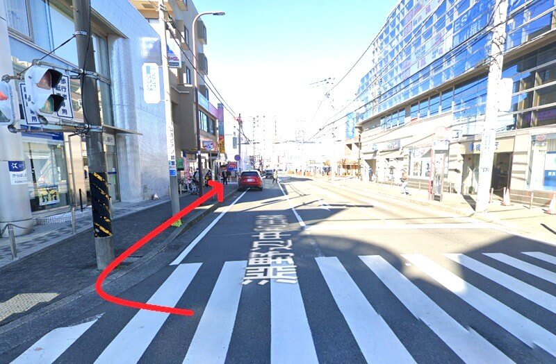 ハウステック 相模原ショールームまでの徒歩経路