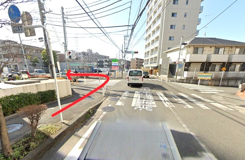 ハウステック 相模原ショールームまでの徒歩経路