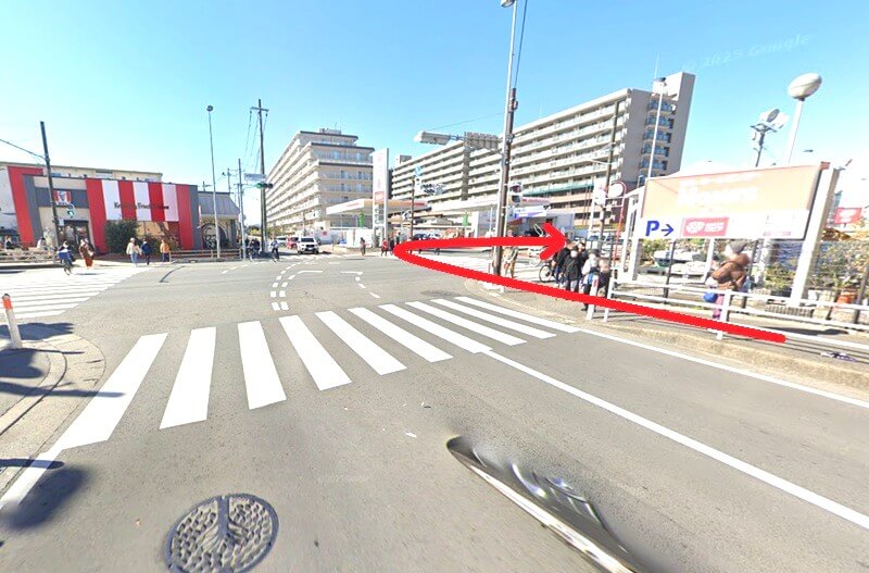 ハウステック 相模原ショールームまでの徒歩経路