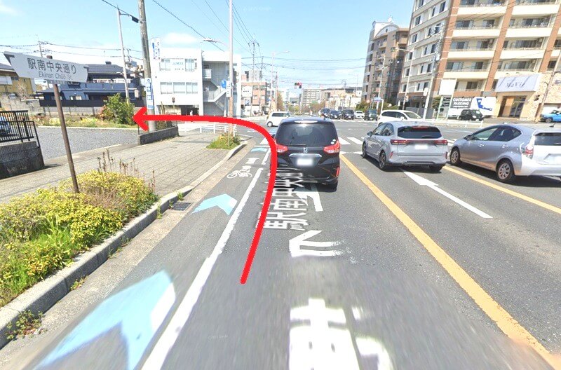 ハウステック 水戸ショールームまでの車の経路