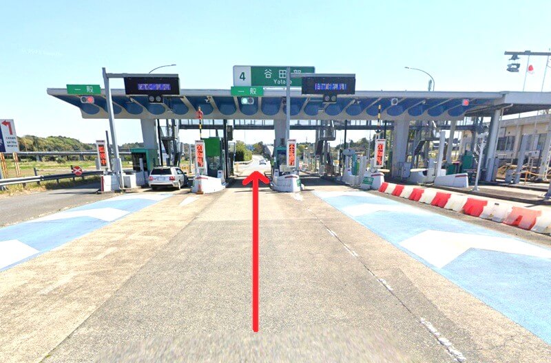 ハウステック つくばショールームまでの車の経路