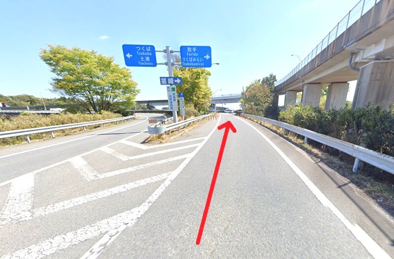 ハウステック つくばショールームまでの車の経路