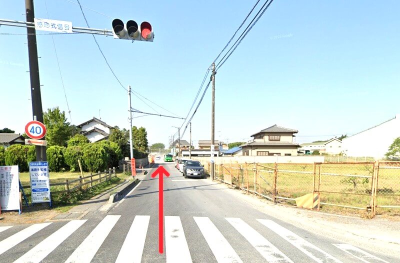 ハウステック つくばショールームまでの車の経路