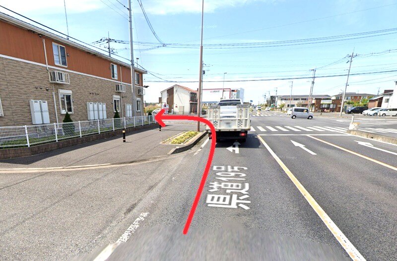 ハウステック つくばショールームまでの車の経路