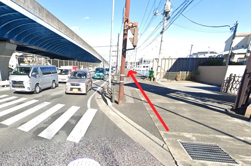 ハウステック 宇都宮ショールームまでの徒歩経路