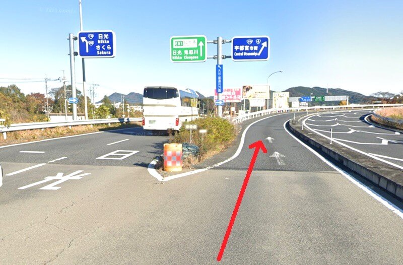 ハウステック 宇都宮ショールームまでの車の経路