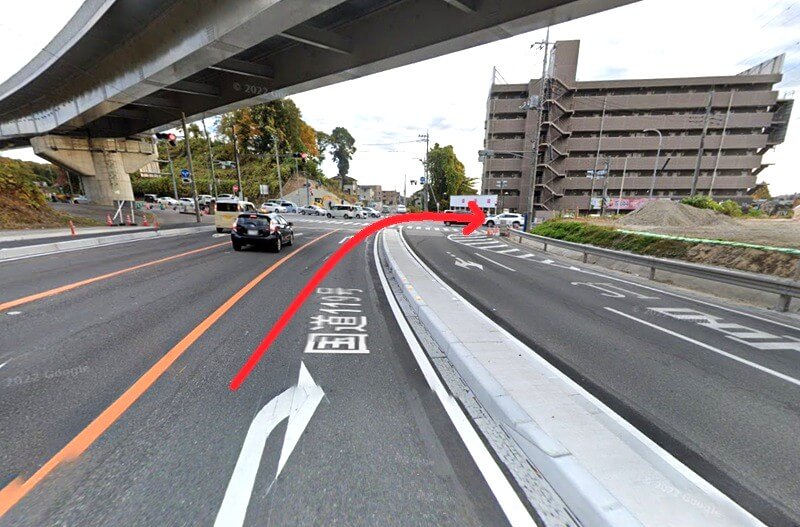 ハウステック 宇都宮ショールームまでの車の経路