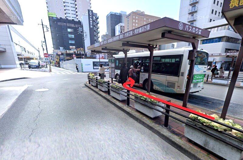 ハウステック 宇都宮ショールームまでの徒歩経路