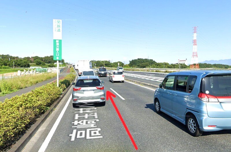 ハウステック 高崎ショールームまでの車の経路