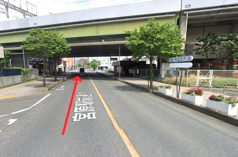 ハウステック 大宮ショールーム Lafisteまでの車の経路