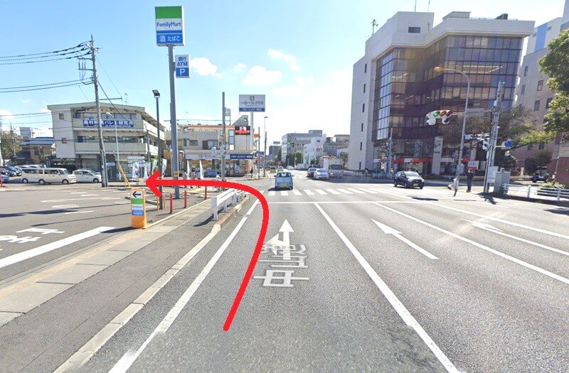 ハウステック 大宮ショールーム Lafisteまでの車の経路