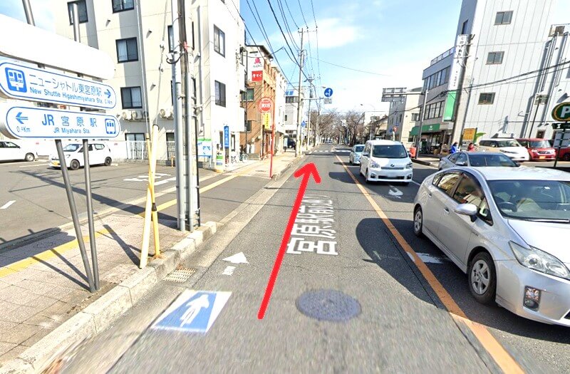 ハウステック 大宮ショールーム Lafisteまでの車の経路