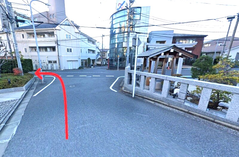 ハウステック 千葉ショールームまでの徒歩経路