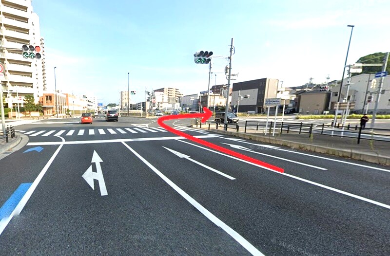 ハウステック 千葉ショールームまでの車の経路