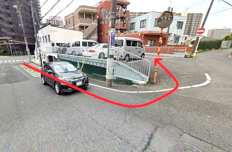 ハウステック 千葉ショールームまでの車の経路