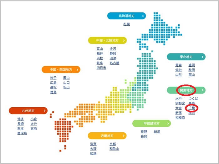 ショールームの予約の流れ
