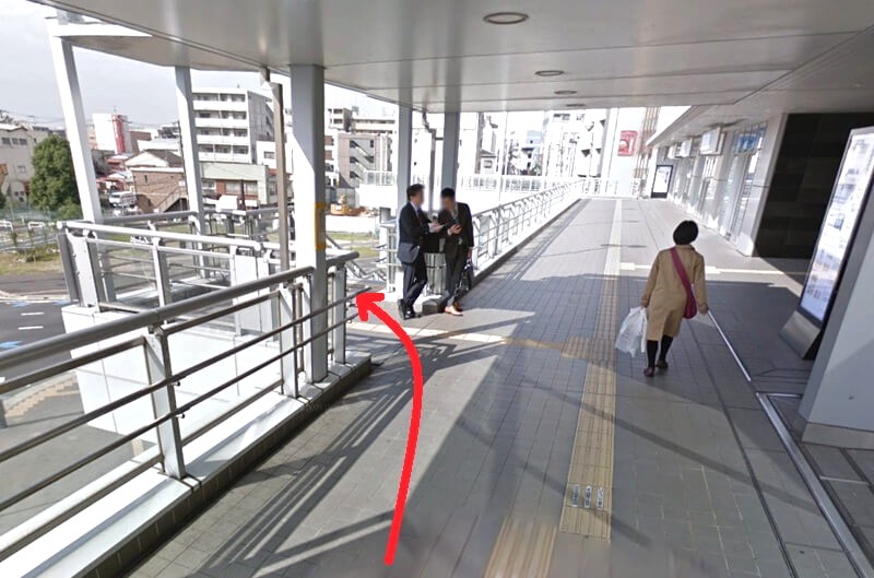 ハウステック 千葉ショールームまでの徒歩経路