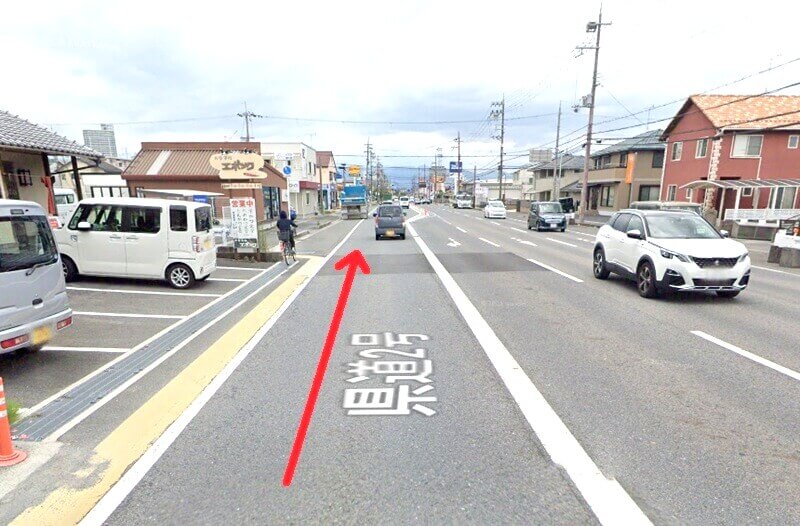 ハウステック 滋賀ショールームまでの車の経路