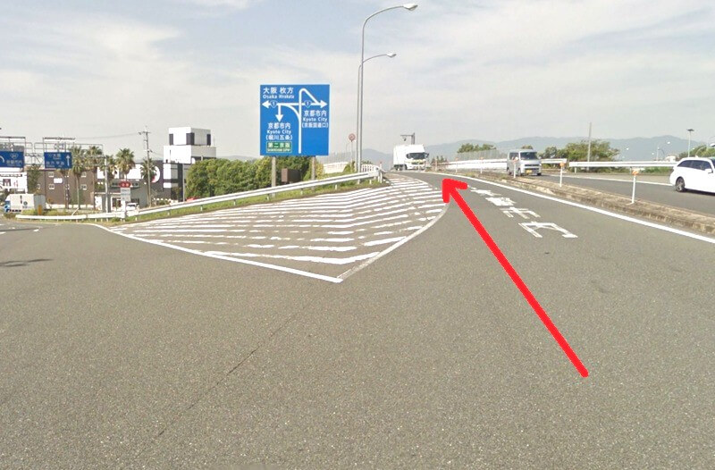 ハウステック 京都ショールームまでの車の経路