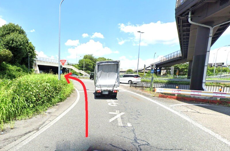 ハウステック 京都ショールームまでの車の経路