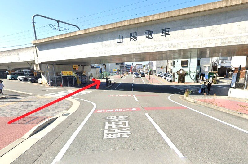 ハウステック 姫路ショールームまでの徒歩経路