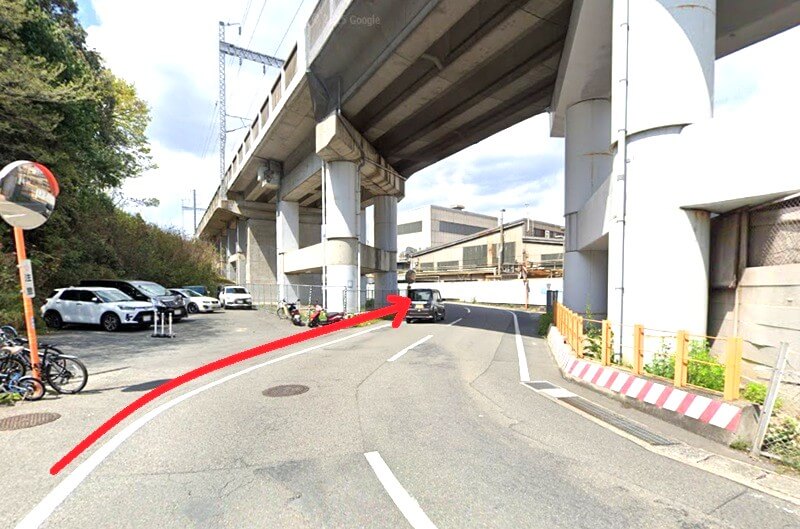 ハウステック 姫路ショールームまでの徒歩経路