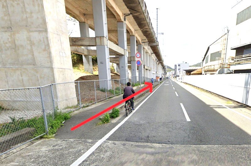 ハウステック 姫路ショールームまでの徒歩経路