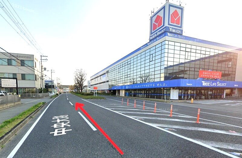 ハウステック 姫路ショールームまでの車の経路