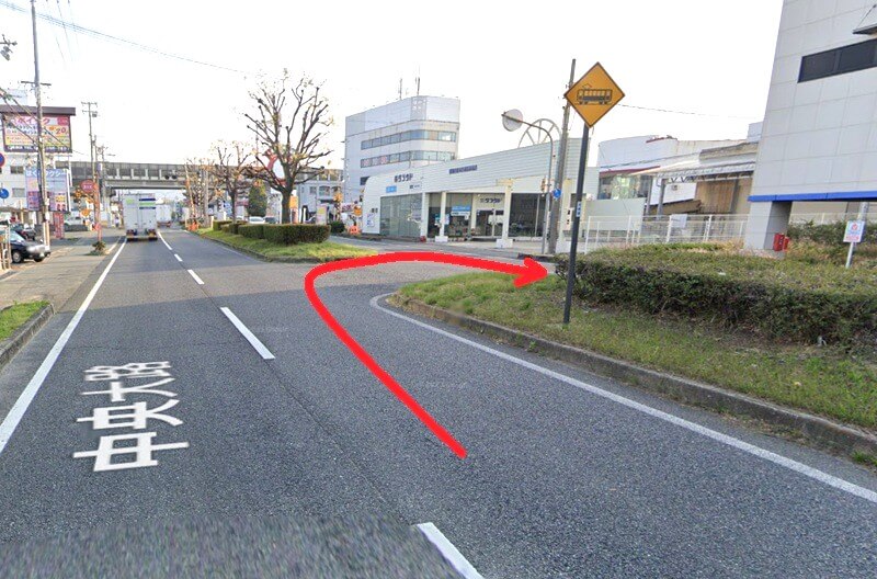 ハウステック 姫路ショールームまでの車の経路