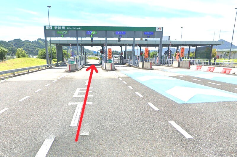 ハウステック 静岡ショールームまでの車の経路