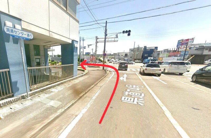 ハウステック 静岡ショールームまでの車の経路