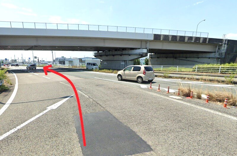 ハウステック 浜松ショールームまでの車の経路