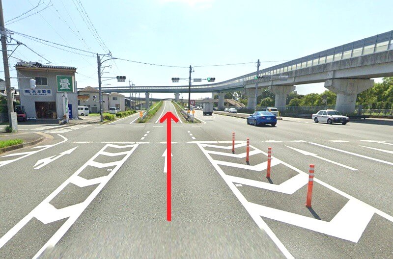 ハウステック 浜松ショールームまでの車の経路